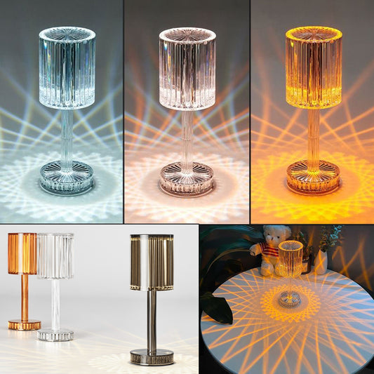 Crystal Table Lamp. Gift Night Light